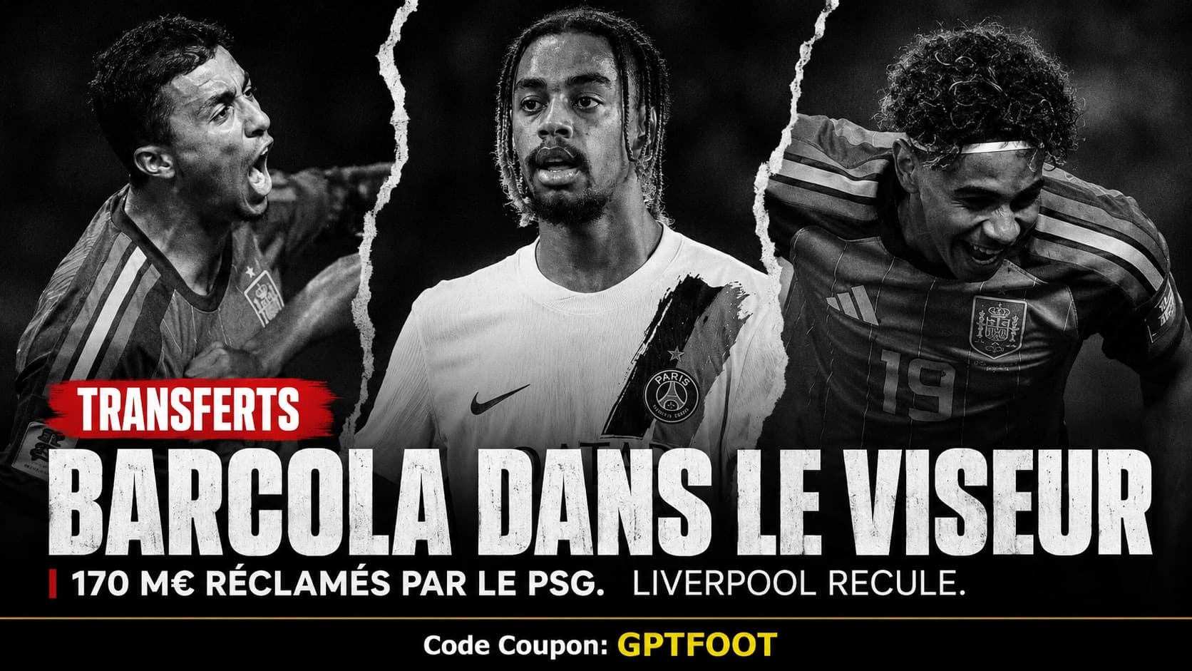 Un joueur de football professionnel en plein match sur un terrain