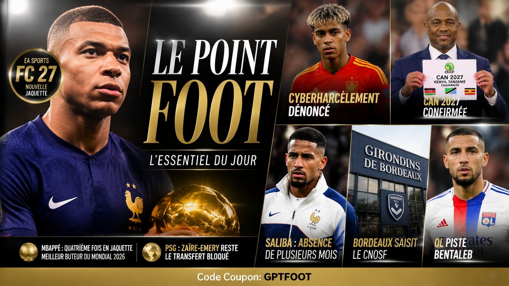 Kylian Mbappé s'offre une nouvelle distinction en faisant son retour sur la jaquette d'EA...