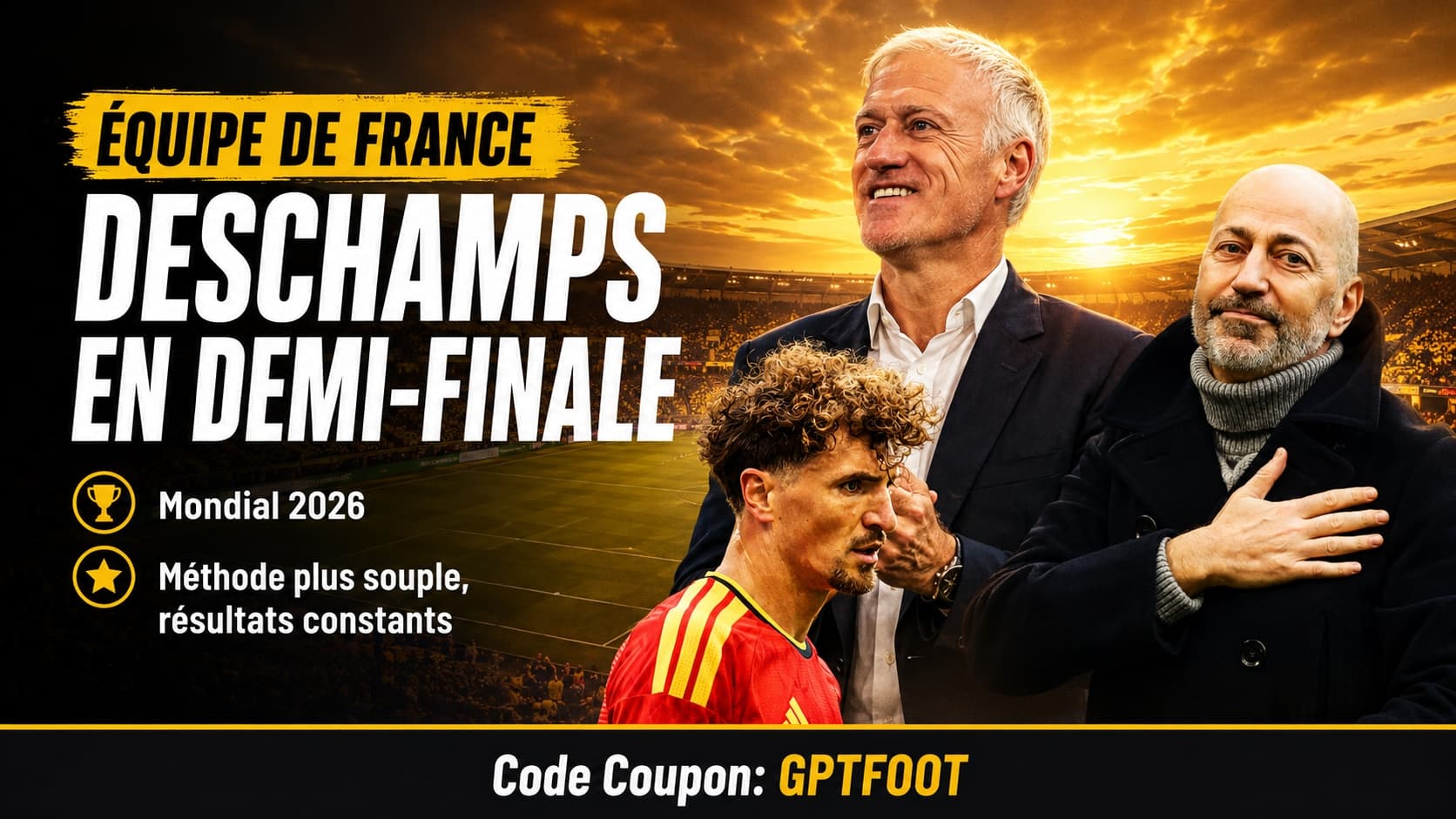 Didier Deschamps continue d'imposer sa patte avec l'équipe de France lors de ce Mondial 2026....