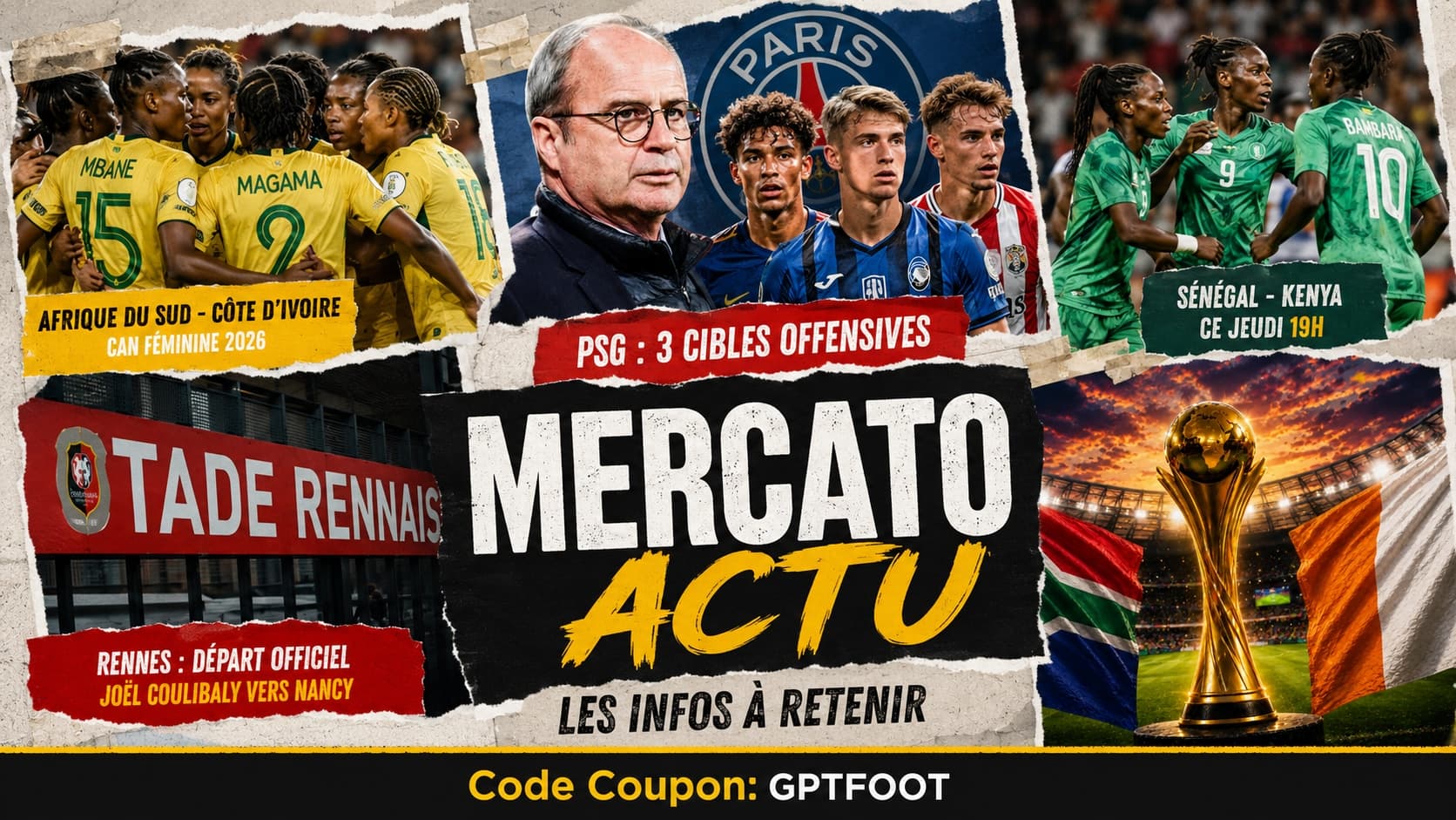 Joueurs de football sur un terrain lors d'un match officiel