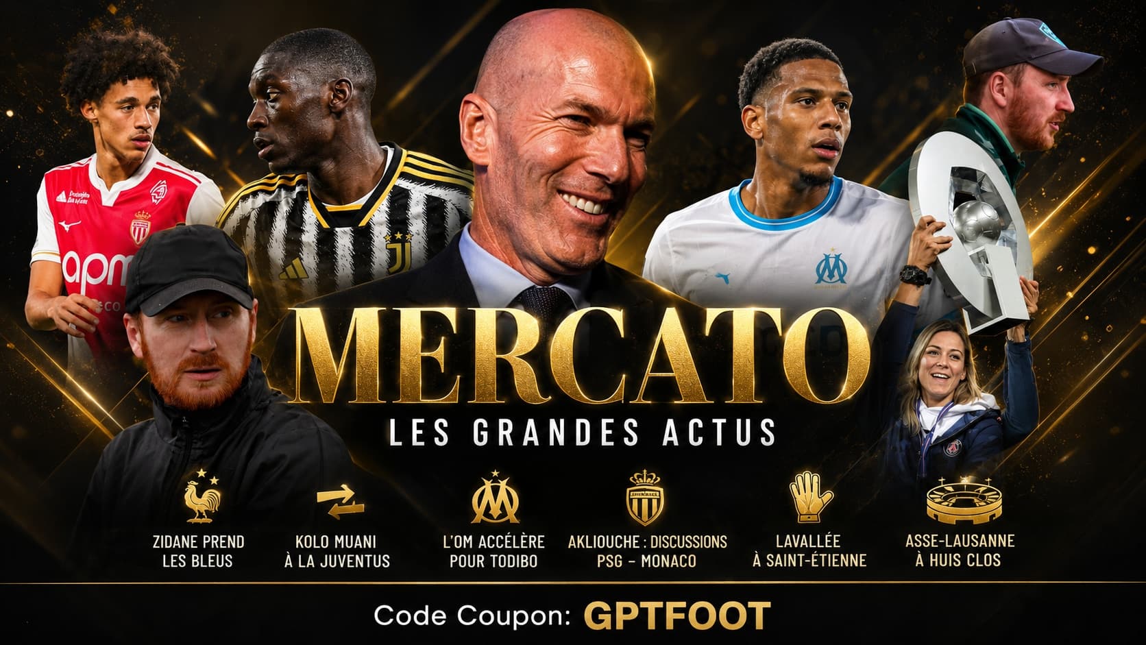 Zinédine Zidane lors d'une intervention officielle