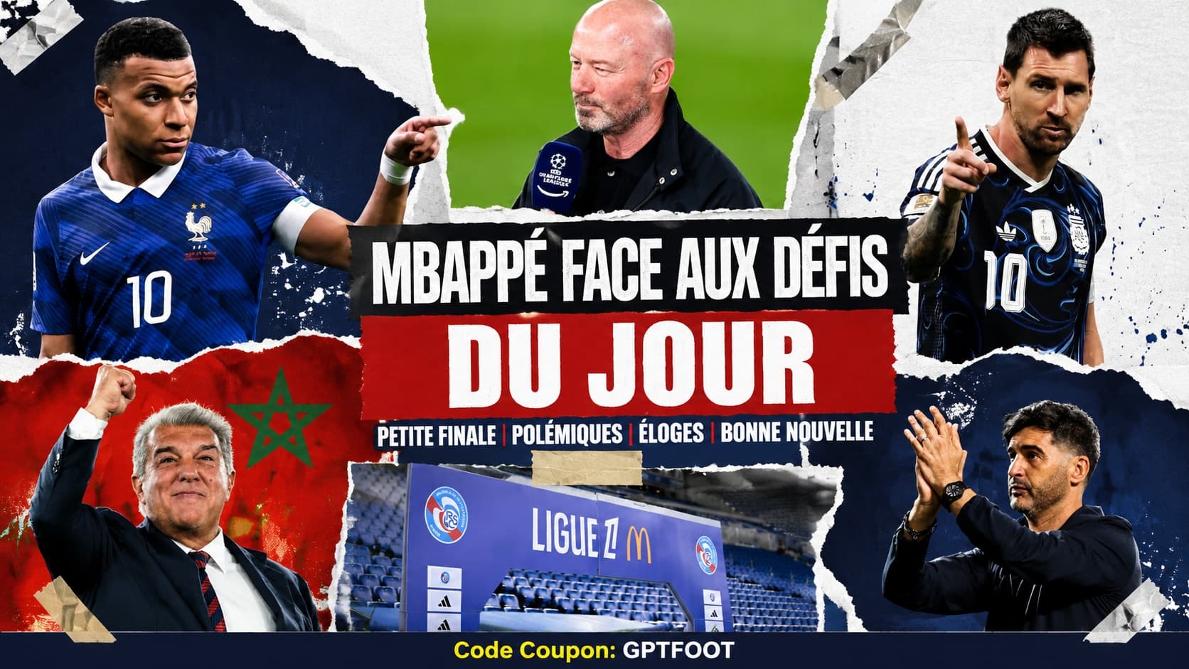 Kylian Mbappé s'apprête à disputer la petite finale du Mondial 2026 ce soir contre l'Angleterre...