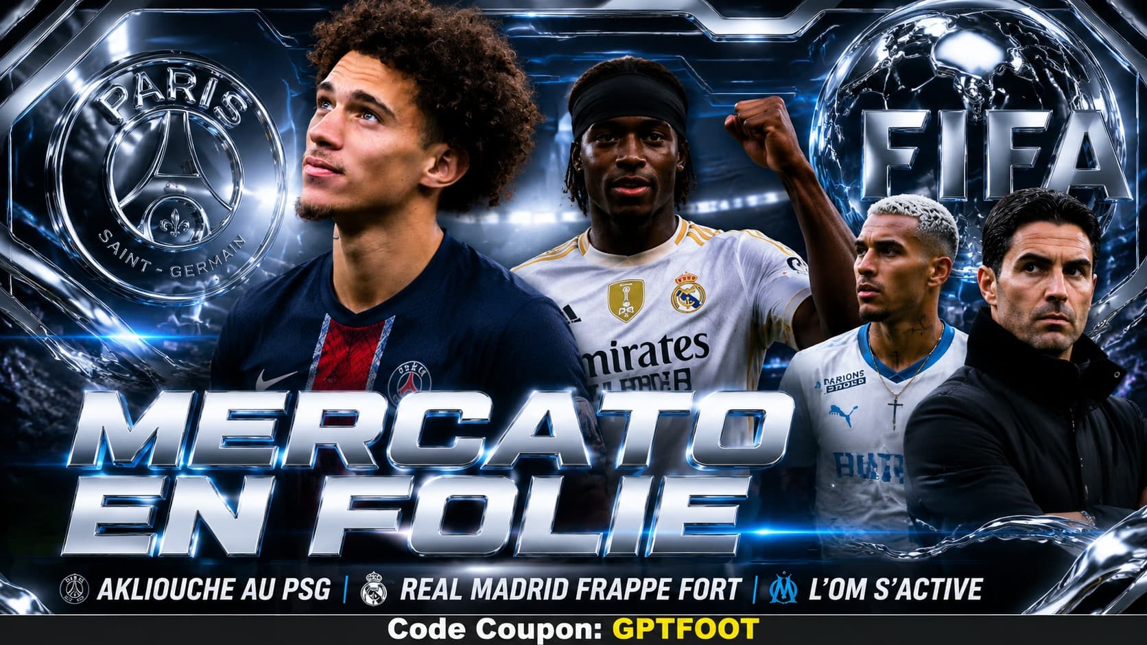 Maghnes Akliouche sous les couleurs du Paris Saint-Germain