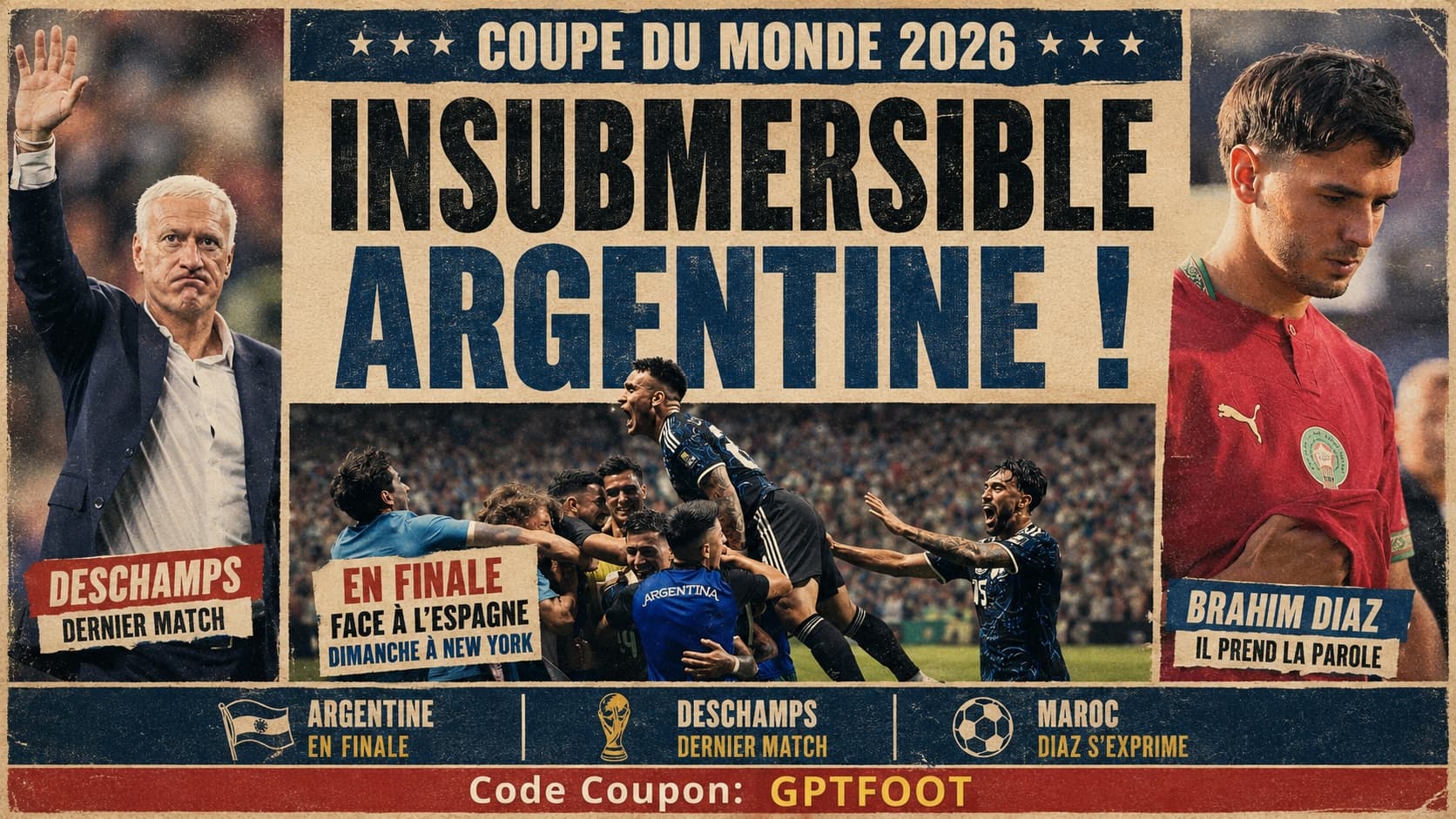 Lionel Messi célébrant une qualification avec ses coéquipiers argentins lors du Mondial 2026