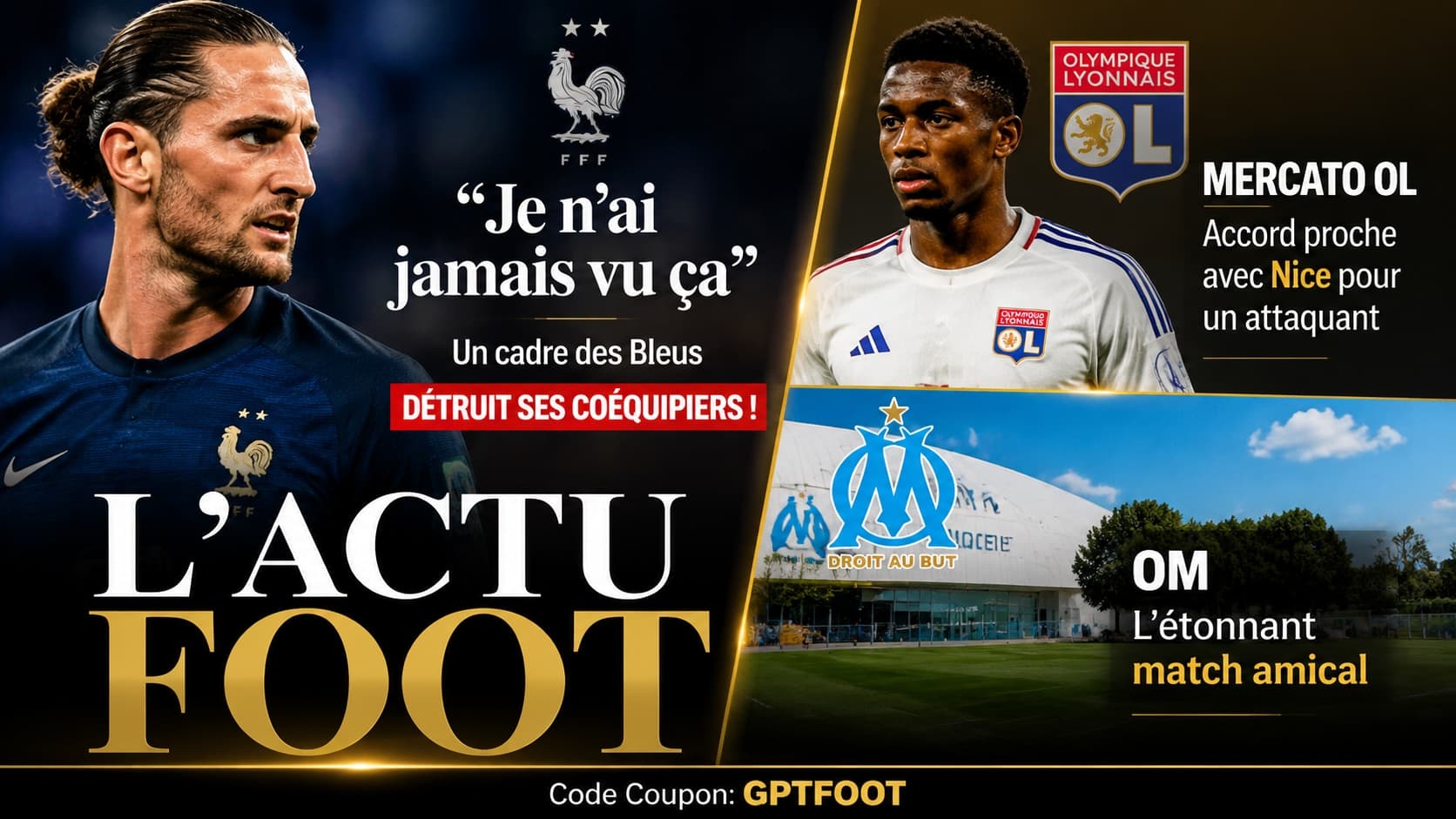 Joueurs de football lors d'une séance d'entraînement sur une pelouse