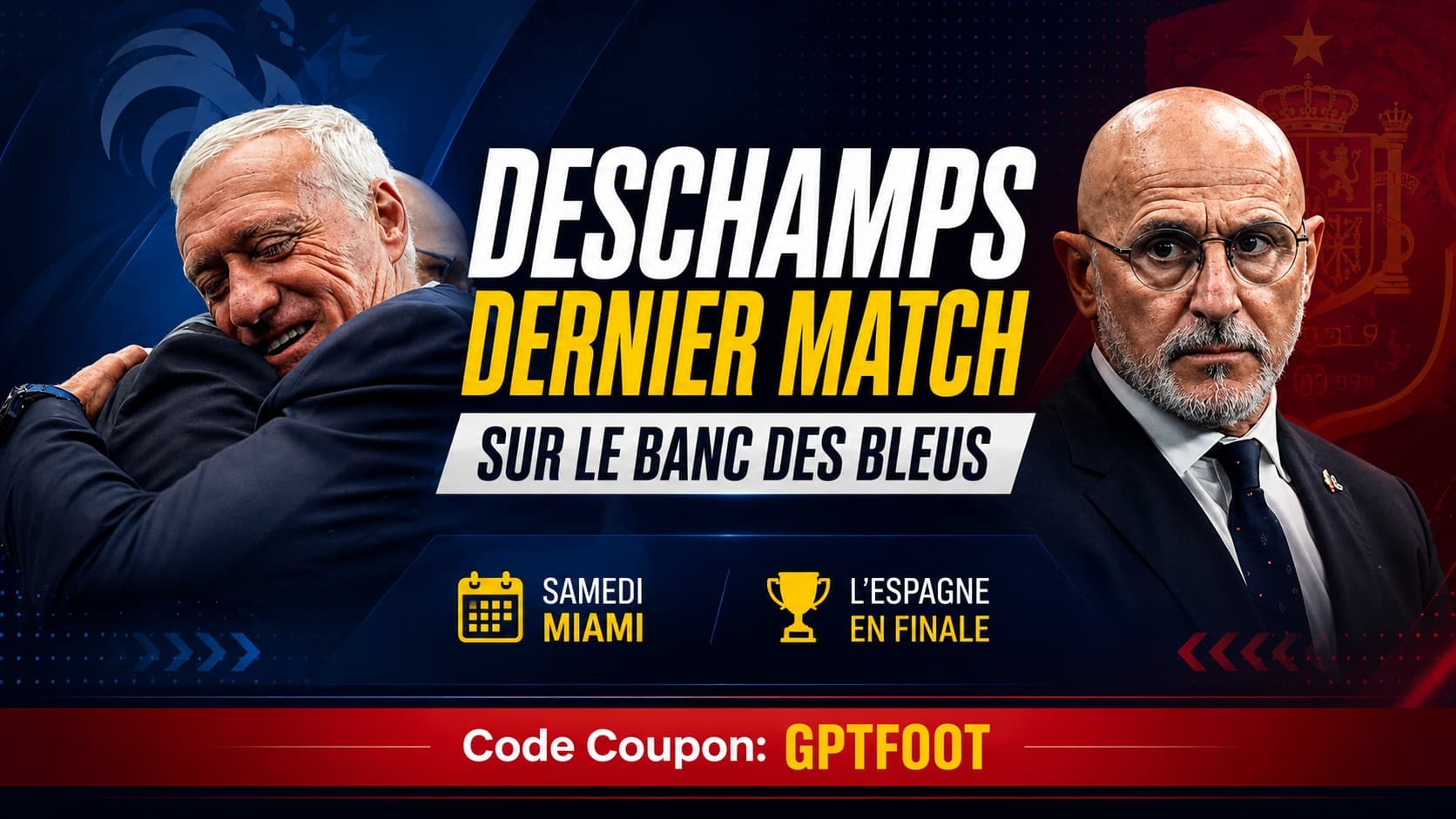 L'aventure de Didier Deschamps à la tête de l'équipe de France touche à sa fin. Le match pour...